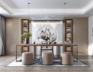 中山新中式风格茶室如何规划设计